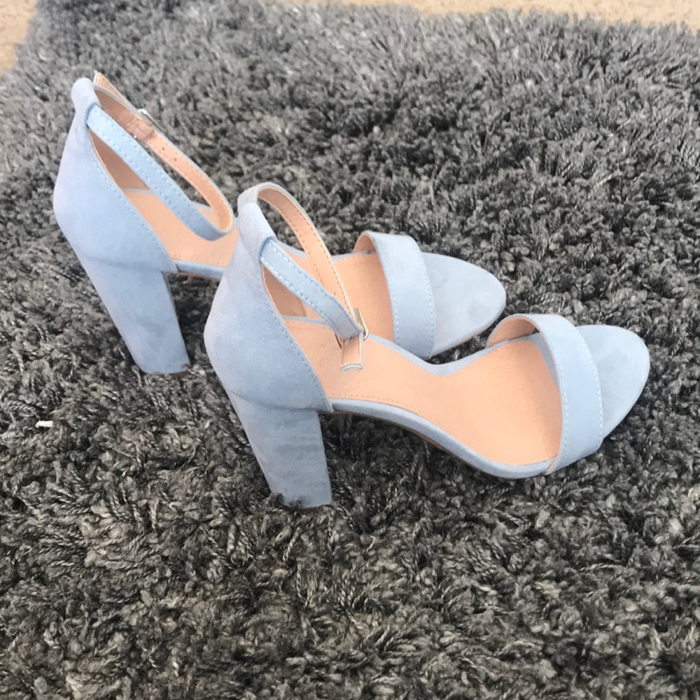 Light blue heels